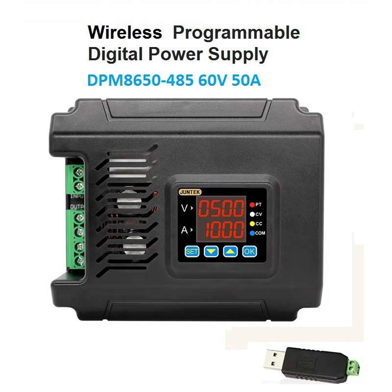 JUNTEK DPM8650 60V 50A 485 Vol - огляд і ціна Programmable Dc Power Supply 60V 10A